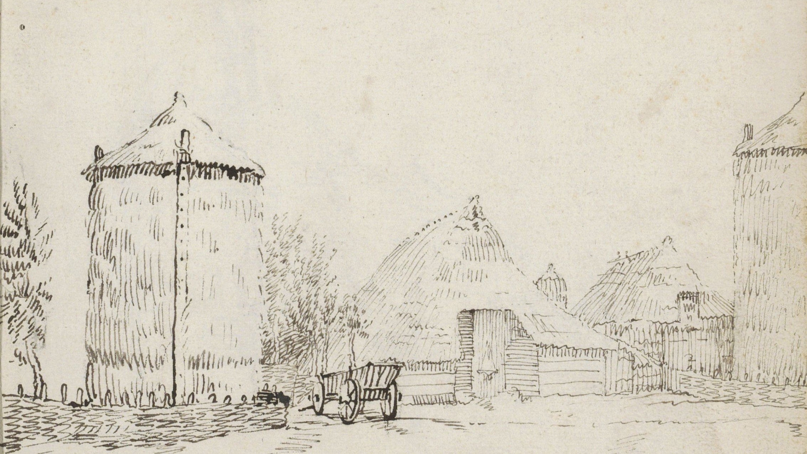 Gerard Ter Borg 'Zicht op Zwolle', ca. 1632