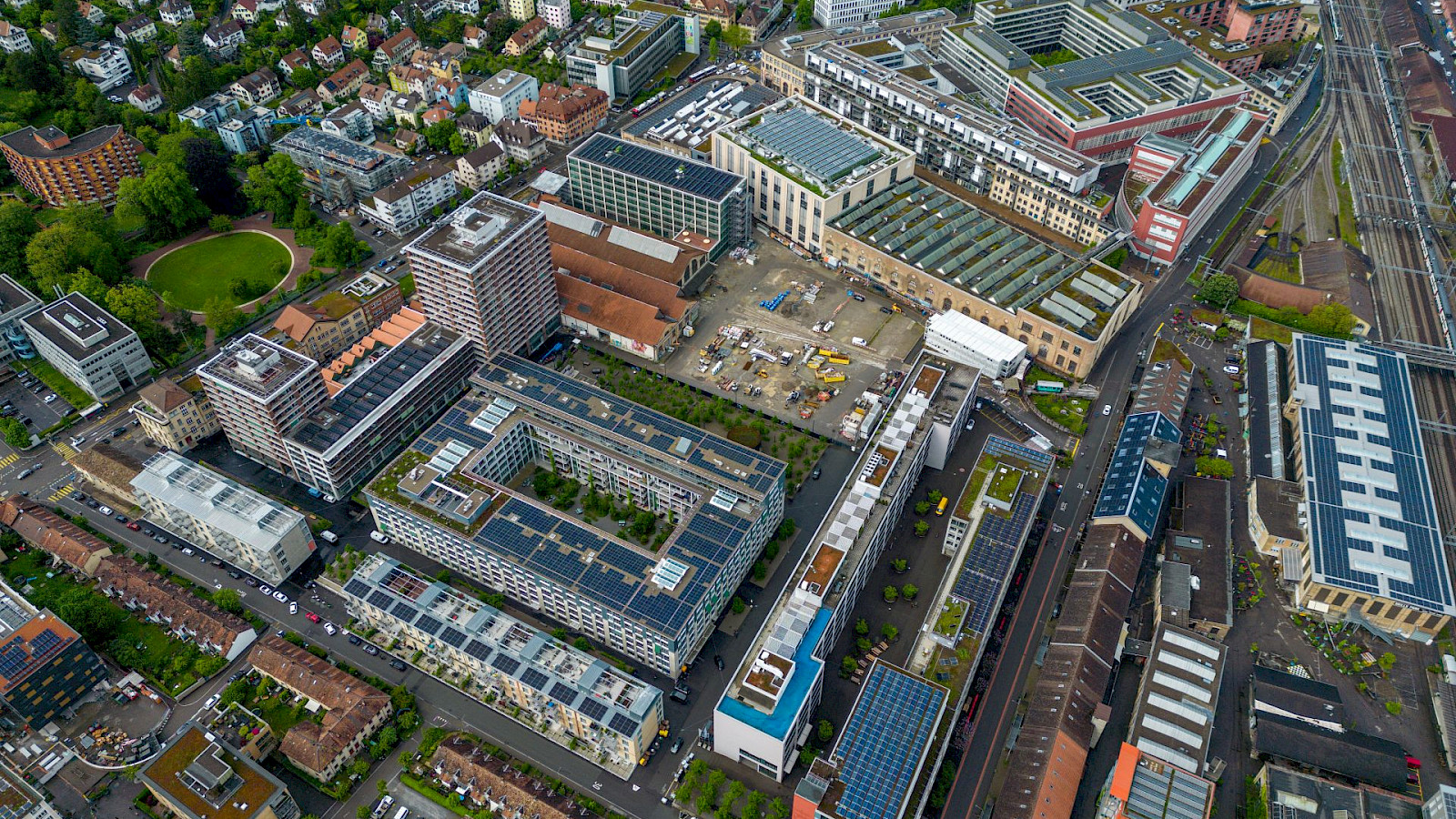 Sulzerareal Drohnenbild © Amt für Städtebau Winterthur